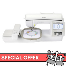 Brother NQ1700E Embroidery Machine | Included Free: 5"x7" Sash Frame