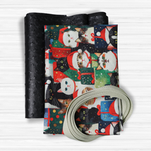 Easy Tote Bag Fabric Kit - Merry Catmas