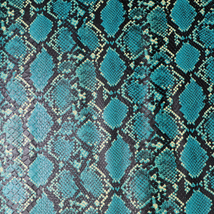 Precut Vinyl - Boa Python - Turquoise - 18"x27"