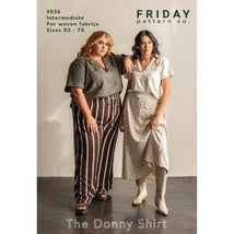 The Donny Shirt Pattern FRIDS036