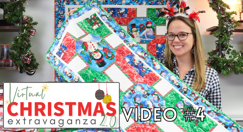 Virtual Christmas Extravaganza 2.0 Video #4: Whirlwind Snowman Quilts & Christmas Jamboree!