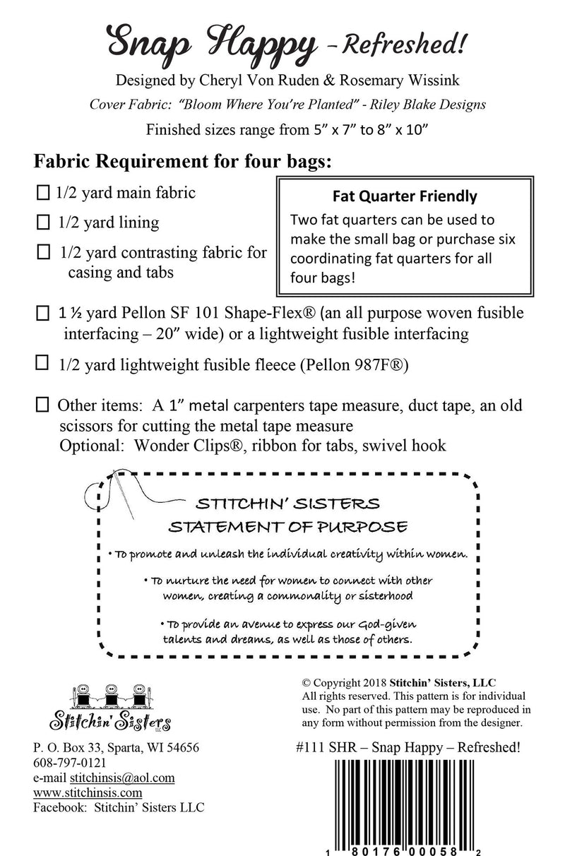 Snap Happy Refreshed SS-111SHR