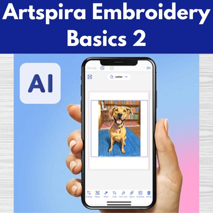 Artspira Embroidery Basics 2** Fri 12/12 1:00-4:00pm
