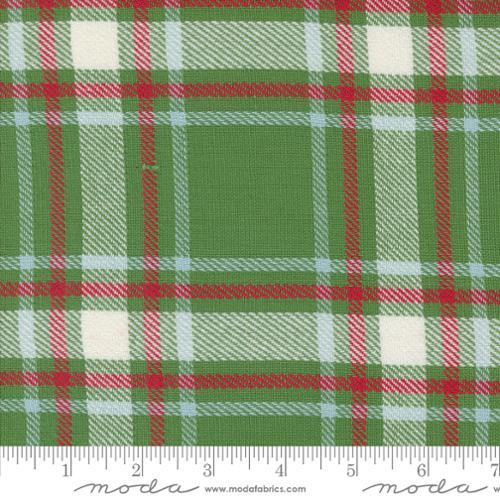 16" Toweling-Classic Retro Holiday Christrmas Green Plaid 920-308