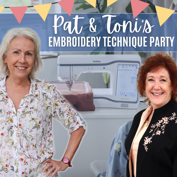 Pat's Embroidery Technique Party* Mon 11/17 10:00am-4:00pm