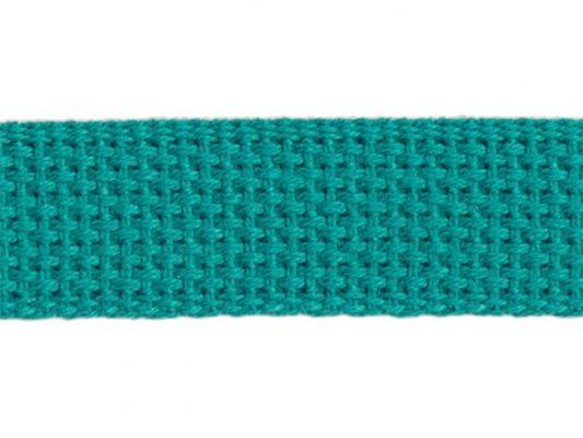 1" Cotton Webbing Lt Teal WC/100-313