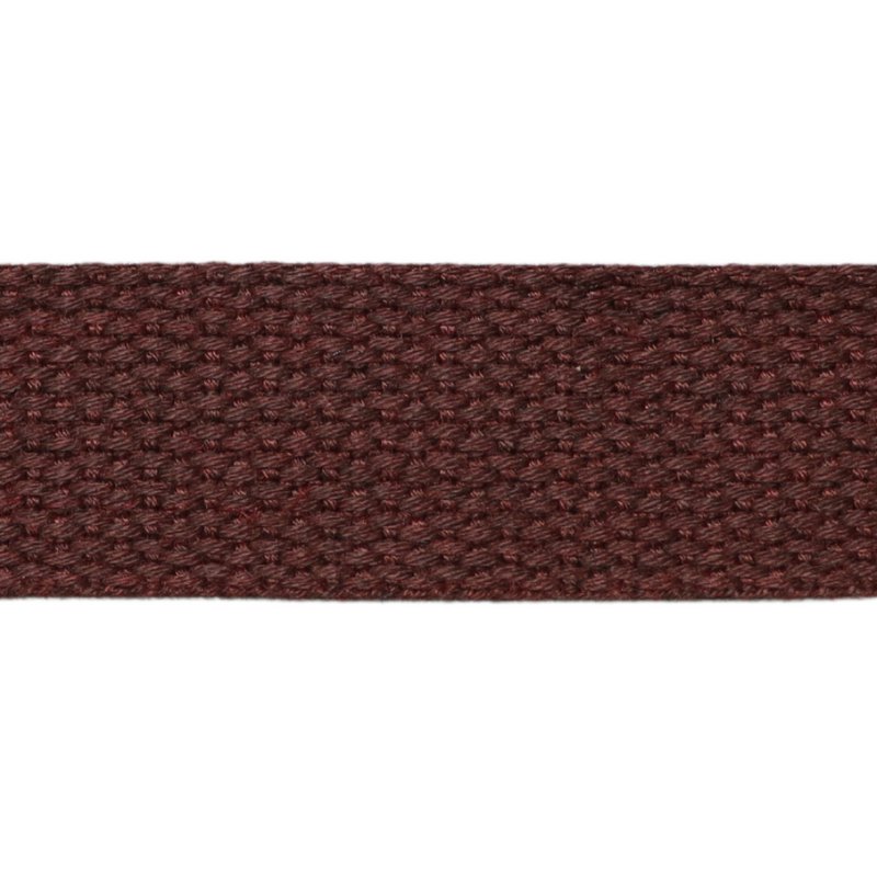 1in Cotton WebbingBrown 25MM-C-40