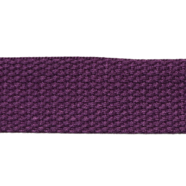 1in Cotton Webbing Aubergine 25MM-C-5