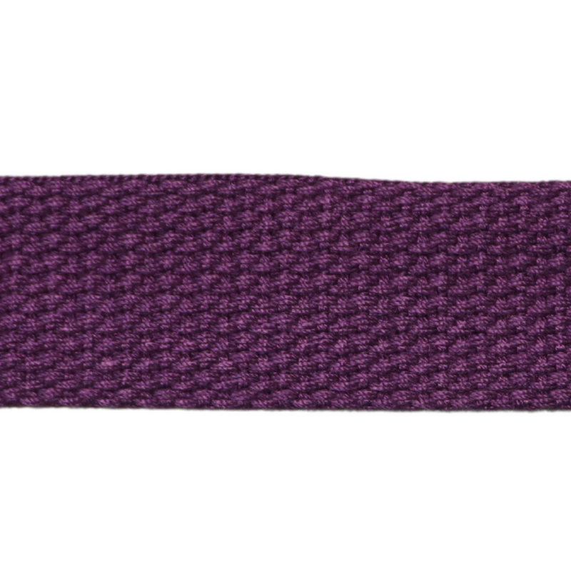 1in Cotton Webbing Aubergine 25MM-C-5