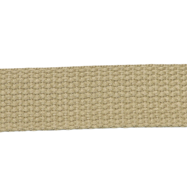 1in Cotton Webbing Beige 25MM-C-12