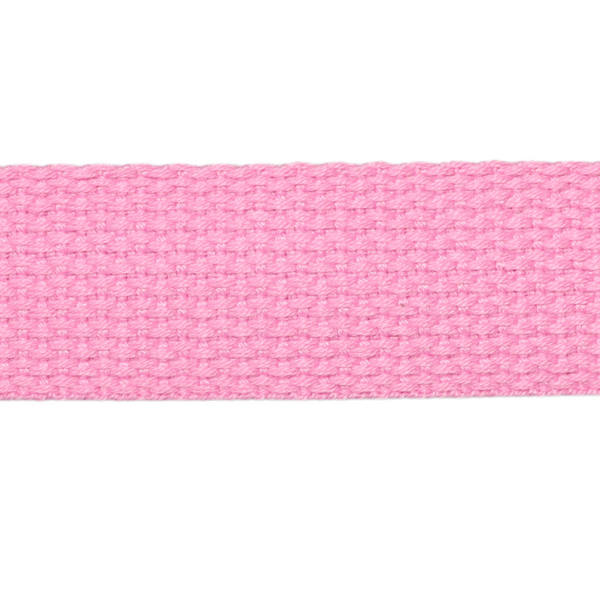 1in Cotton Webbing Lt. Pink 25MM-C-22