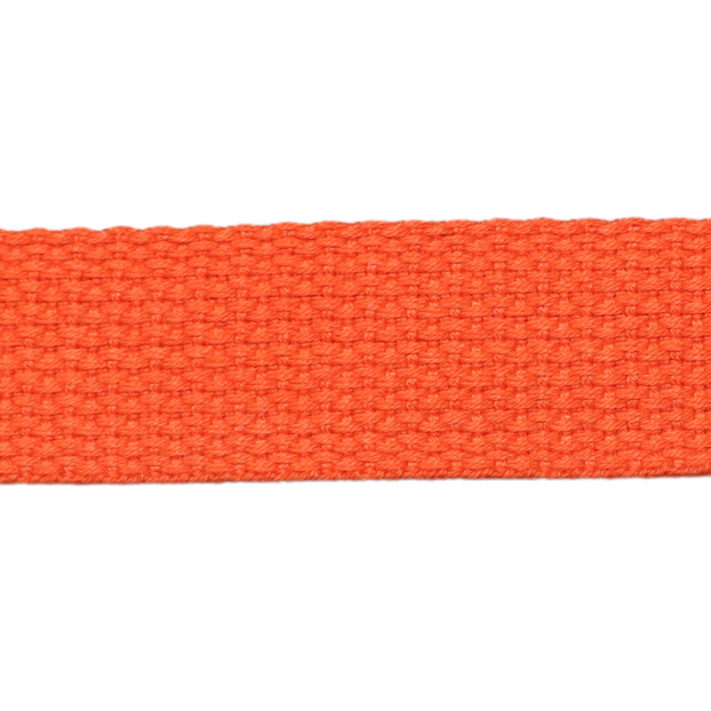 1in Cotton Webbing Orange 25MM-C-2