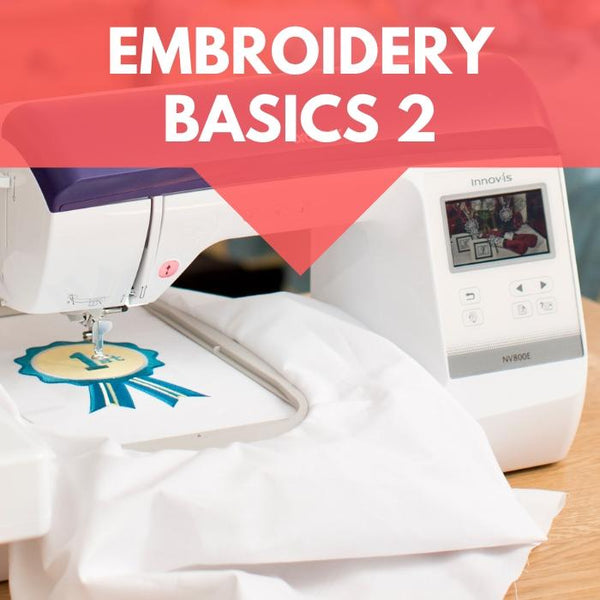 Embroidery Basics 2** Sat 11/22 1:30-4:30pm