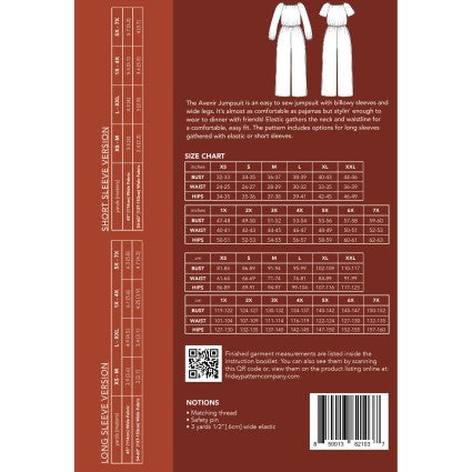 Avenir Jumpsuit Pattern