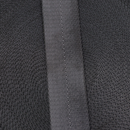 1 1/2in Poly/Nylon Herringbone Webbing Black 38MM-19