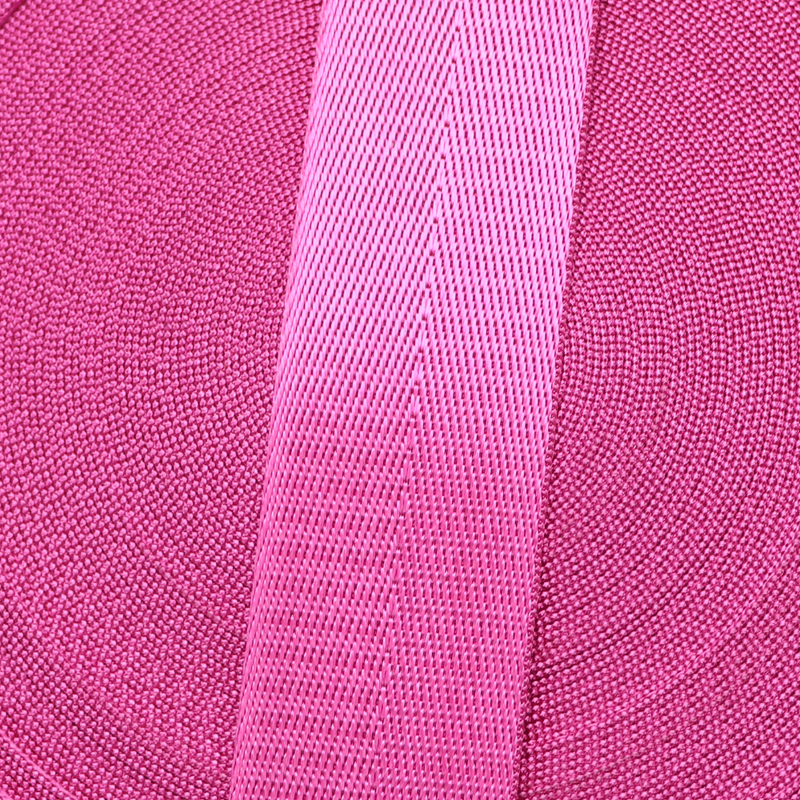 1 1/2in Poly/Nylon Herringbone Webbing Fuschia 38MM-13