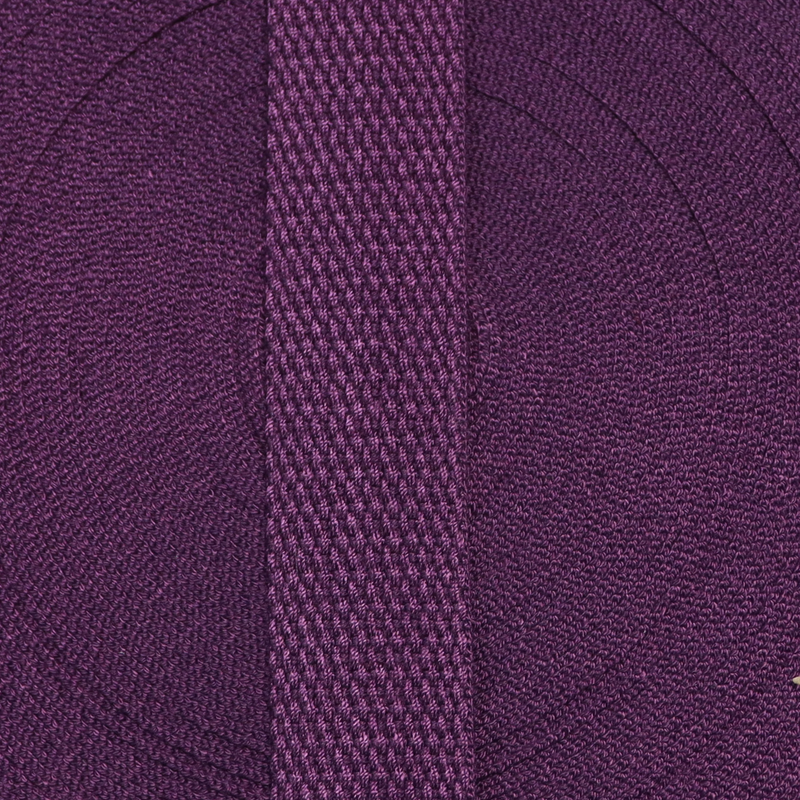 1in Cotton Webbing Aubergine 25MM-C-5