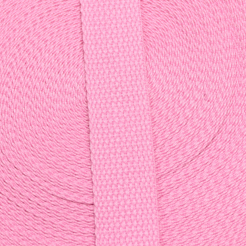 1in Cotton Webbing Lt. Pink 25MM-C-22