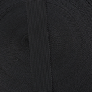 1in Poly/Nylon Webbing Black 25MM-P-1