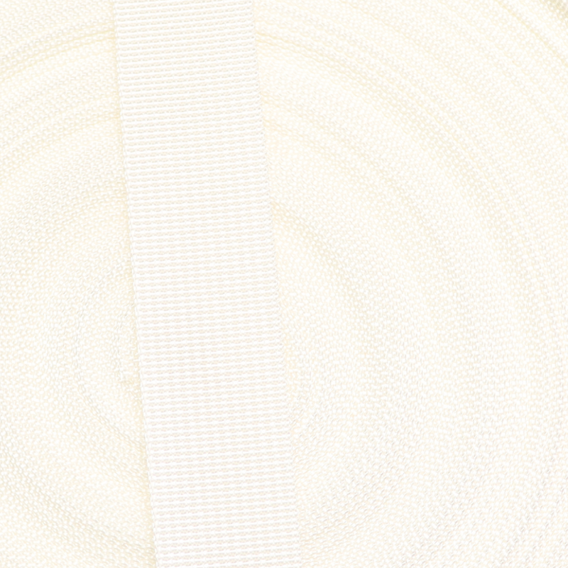 1in Poly/Nylon Webbing White 25MM-P-13