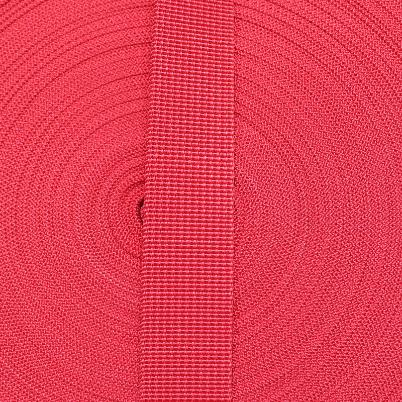 1in Poly/Nylon Webbing Red 25MM-P-22
