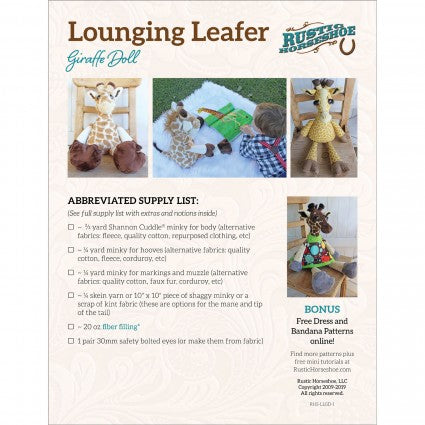 Lounging Leafer Pattern RHS-LLGD-1