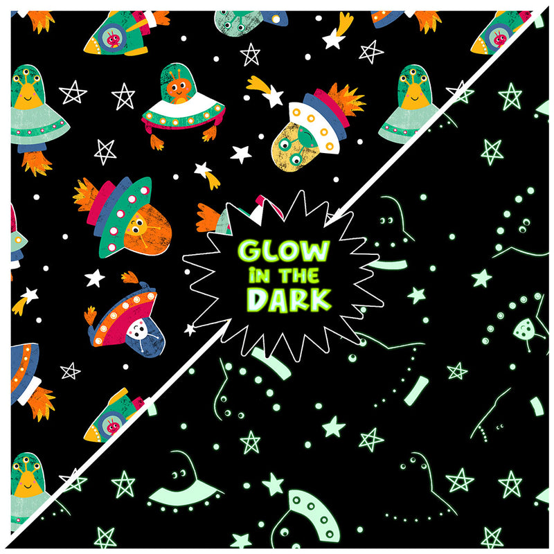 Blast Off! Glow In The Dark-Aliens Black Y4387-3
