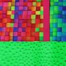 Easy Tote Bag Fabric Kit - Neon Rainbow