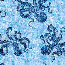 Ocean Blues-Octopus Blue 2600-30858-B