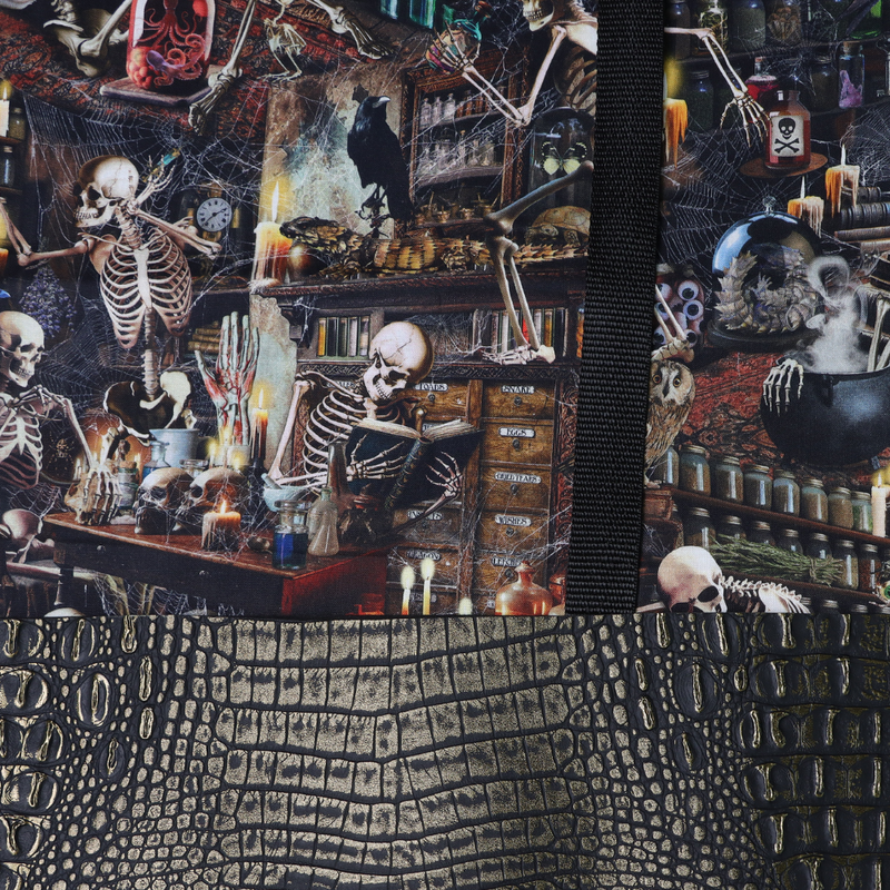 Easy Tote Bag Fabric Kit - Spooky Apothecary