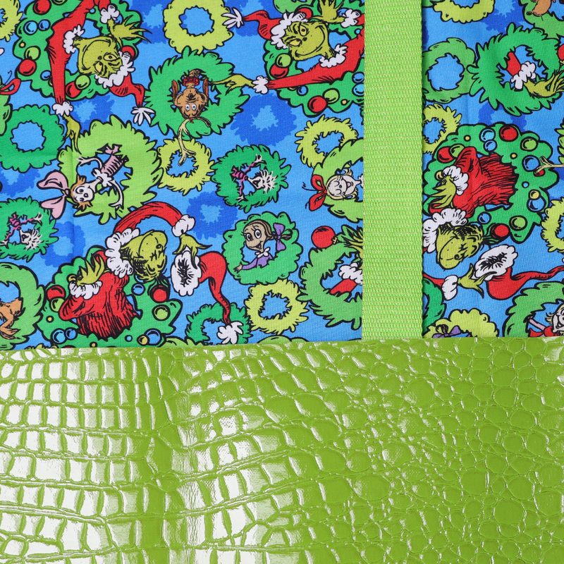 Easy Tote Bag Fabric Kit - Feelin' Grinchy