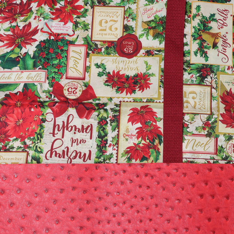 Easy Tote Bag Fabric Kit - Christmas Day