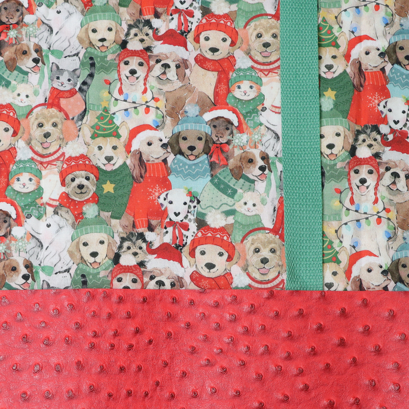 Easy Tote Bag Fabric Kit - Santa Paws