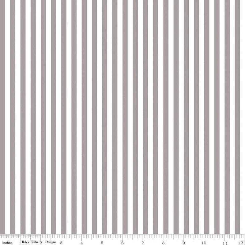 Stripe 1/4"-Gray C555-GRAY