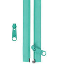 50in Separating Zipper and Extra Slide Turquoise ZIP50-212