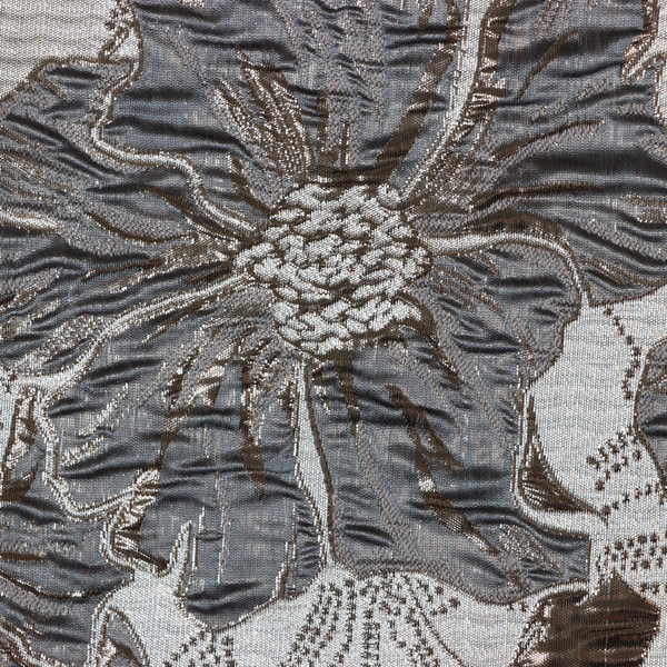 58" Big Flower Brocade-10 NewGrey BRO-5201-LIL-10NUGRY