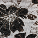 58" Big Flower Brocade-11 Black BRO-5201-LIL-11BLACK