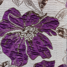 58" Big Flower Brocade-5 Purple BRO-5201-LIL-5PURPL