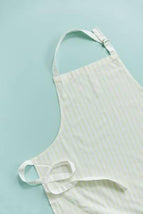 Adult Apron Blank, Pinstripe,Adjustable Neck KBKD264