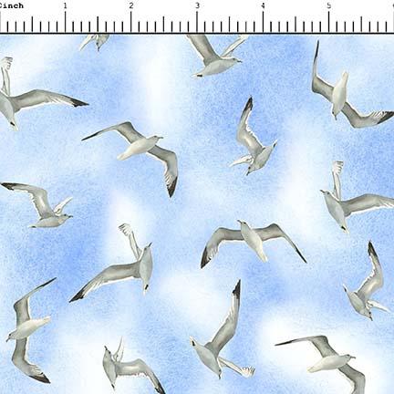All Florida Shop Hop 2024-Seagulls Blue 2600-30271-B