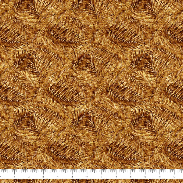 All Florida Shop Hop 2025-Foliage Texture Brown 2600-30883-A