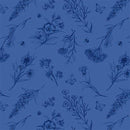 Amalfi Coast-Wildflowers Dark Blue W105-005-555