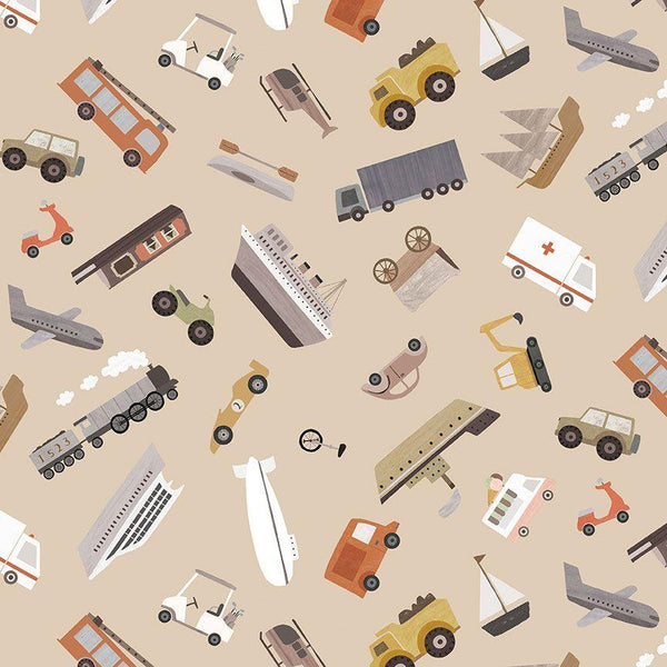 Are We There Yet?-Planes,Trains & Automobiles Praline STELLA-DLT3298-PRALINE