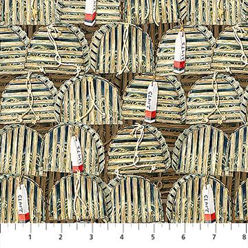 Atlantic Coast-Lobster Traps Beige Multi DP28010-14