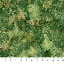 Autumn Breeze - Leaf Texture Dk. Green DP28058-76