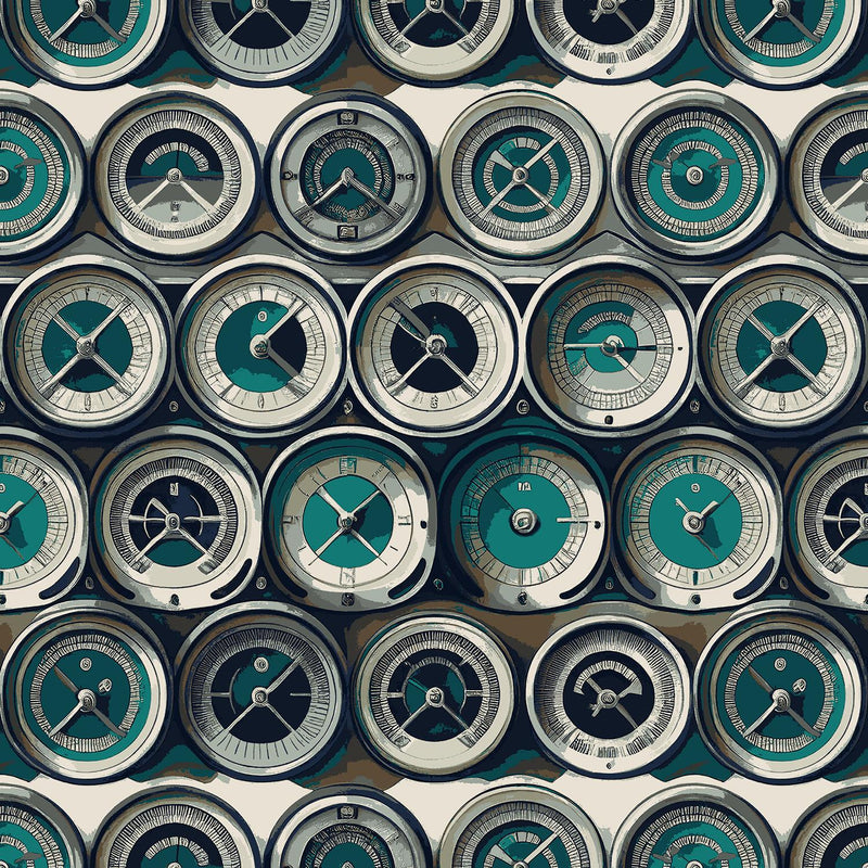 Aviator - Gauge The Situation - Teal RJ6200-TE1