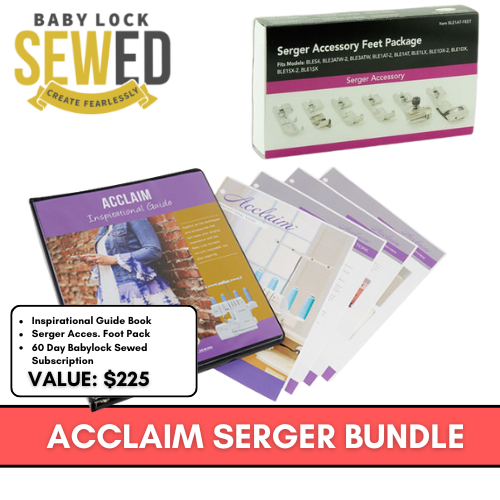 BabyLock Acclaim Serger - BLES4  |  Included FREE: Acclaim Bundle