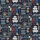 Backyard BBQ Digital Words Black Y4416-3