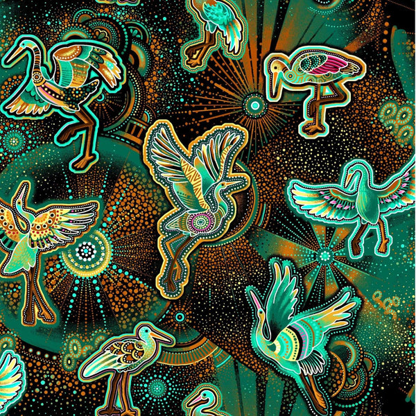 Baiame's Spirit-Baiame In Flight Green OA598372