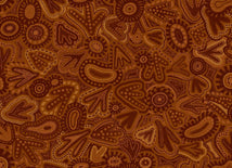 Baiame's Spirit-Bird Tracks Brown OA598354